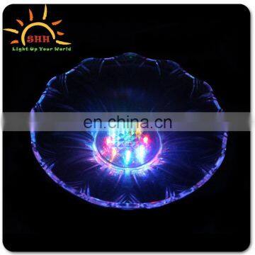Beautiful Multicolor Clear Plastic Led Fruits Tray, Flashing Trays for Barware Party Decoration Wedding Ornaments