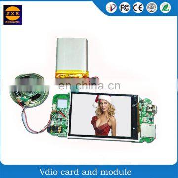 All kind of lcd display digital video module for video greeting card
