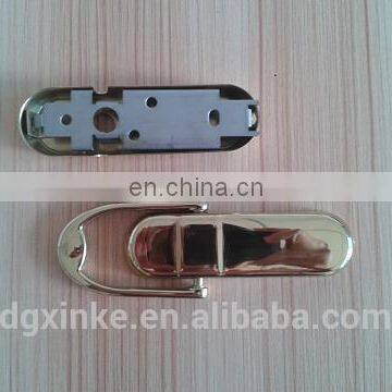 Mirror polished metal steel gold plated forge casting door knocker