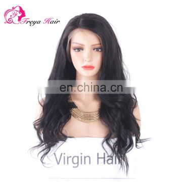 Qingdao factory fashionable virgin brazilian hair wigs for black women