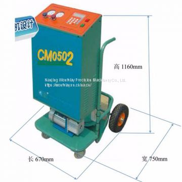 CM05/06 trolley type refrigerant recharge/recovery unit recovery vacuum unit