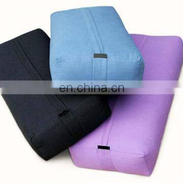 Wholesale Custom PU Batting 65*24*13cm Organic Cover Rectangular Yoga Bolster photo-3