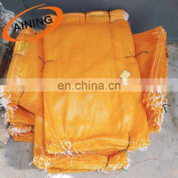 Custom heavy duty firewood fruit vegetable pp woven mesh bag