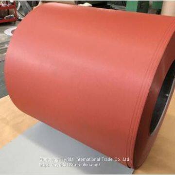 Matt PPGI with rough surface and handfeel steel coil