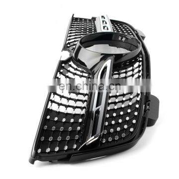 Передний бриллиантовый решетка радиатора черного цвета, подходящий для Mercedes Benz X164 GL-Class 2006 - 2012 годов, из ABS photo-5