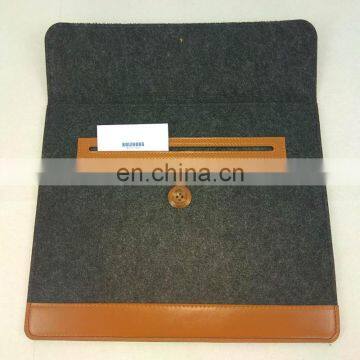 Custom Portable Felt File Folder Bag, Printing Felt Briefcase Portfolio Office Supply Documents Bag With Zipper photo-5