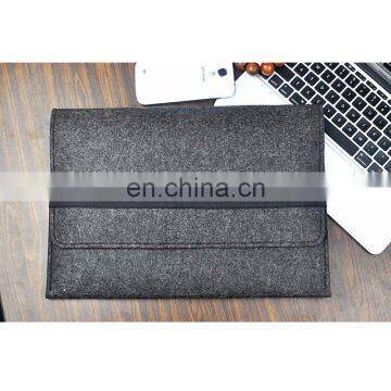 Grey Felt Laptop Sleeve Bag Protective Felt Briefcase Case