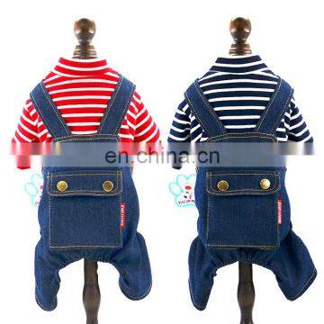 Wholesale Factory Manufacturer More Size Fashion Cotton Pet Clothes Pants Dog Jeans photo-5