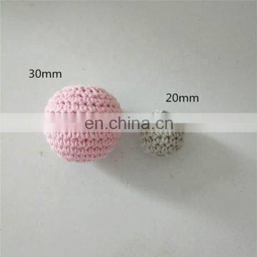 Hand Made Crochet Wood Teething Beads Safe for Baby photo-7