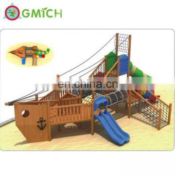 Backyard Playsets Educational Wooden Children Pirate Ship Playground Toys for JMQ-C1813103 photo-3