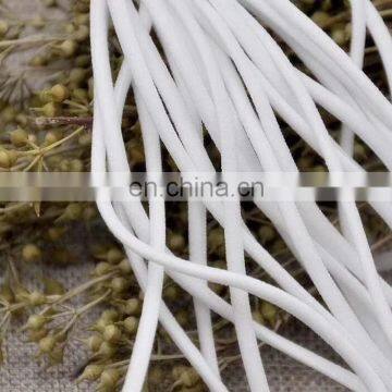 HAS STOCK 2.5mm-3mm round elastic ear loop for face mask machine