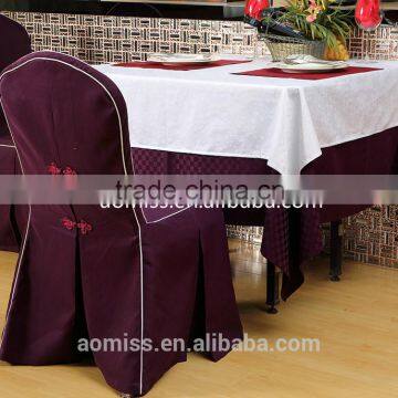 100% polyester table cloth restaurant table linens western-style table cloth chair covers