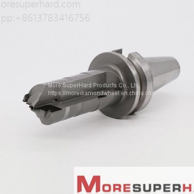 PCD form milling cutter for piston pin hole