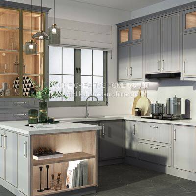 U SHAPED KITCHEN CABINET DESIGN