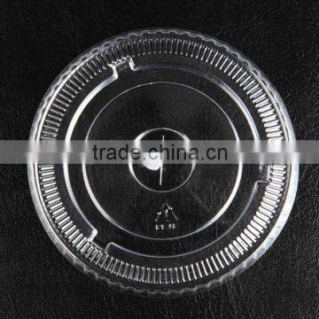 95mm PET flat lid, plastic lid, clear and transparent lid, made in Zhejiang