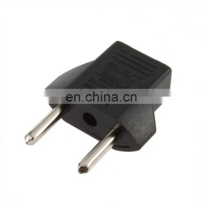 1Pcs Universal Travel US or EU to EU AC Plug Adapter Converter USA to Euro Europe Wall Power Charge Outlet Sockets