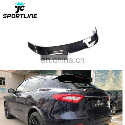 Carbon Fiber Roof Sport Spoiler for Maserati Levante Base Sport Utility 4-Door 16-18