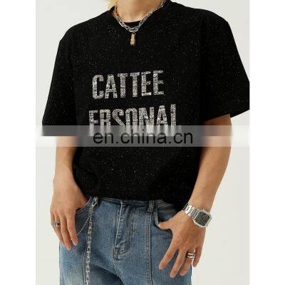 2022 print logo plain t-shirt summer custom printing short sleeve t-shirt for men