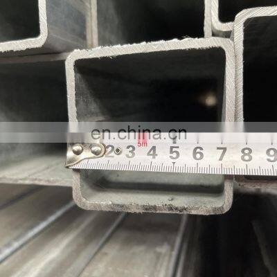 Factory Direct Standard Galvanized Square Pipe Price