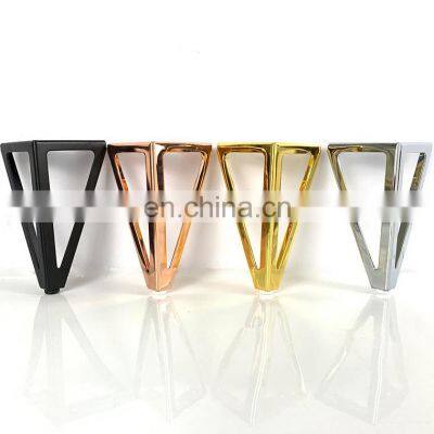 Sofa Legs Modern Tapered Luxury Support Steel Furniture Feet BedSide Chrome Bed Cabinet Gold Sofa Legs Metal For Sofa Furniture