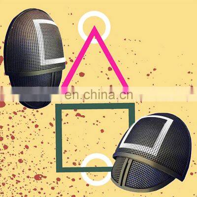 Wholesale Hot Selling Squid Game Party Masks Halloween Adult Game Halloween Costume Hood Masks photo-5