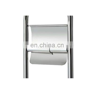 Stainless Steel Free Standing Toilet Paper Holder photo-5