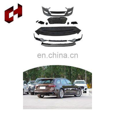 CH Custom Car Accessories Front Rear Bumper Mudguard Rear Spoiler Tail Lamps Full Kits For Audi A4 2017-2020 To Rs4