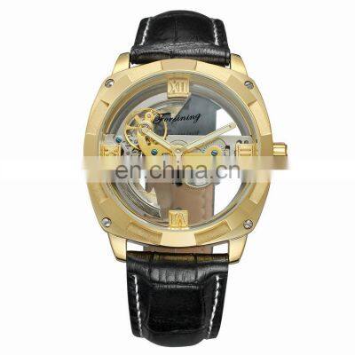 FORSINING 207 Men's Mechanical Automatic Movement Analog Wristwatch Band Leather