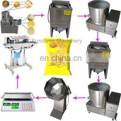 Semi Automatic Potato Chips Machine Small Potato Chips Fryer Machine Potato Chips Making Machine Slicer