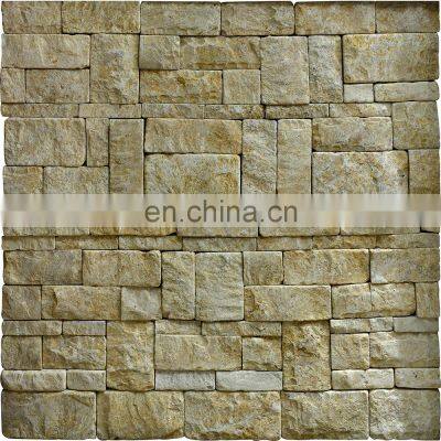 Outdoor Vietnam 3d Limestone Cladding Wall Tiles Exterior/ Limestone Wall Cladding/ Natural Limestone Culture Stone