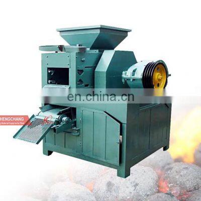 China Factory sales small charcoal briquette making machine press coal charcoal briquette machine diesel engine machine price