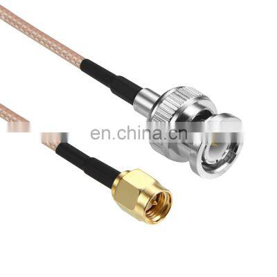 BNC Female Jack to RCA Male Plug Adapter Straight Connector photo-4