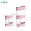 Sakura 2 Tier Corner Shower Caddy Wall Mounted No Drilling Bathroom Storage With EASY LOC Suction photo-4