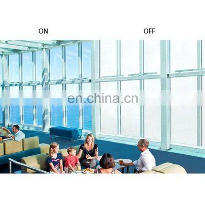 Blue Adhesive Privacy Dimmable Tint Smart Glass Film Car Switchable PDLC Film SPD Window Glass Film photo-4