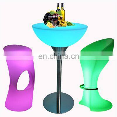 rgb colors glowing party nightclub sofas bar tables outdoor furniture outdoor decoration furniture home wholesale led nightclub