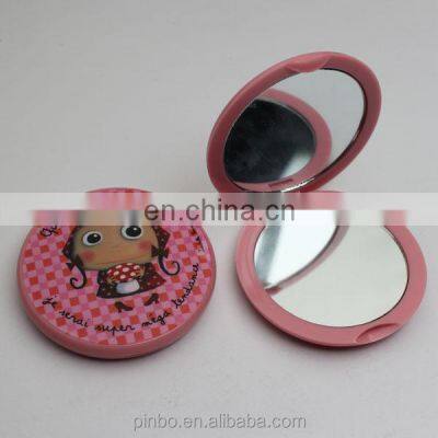 Pocket Mirror Small Plastic Folding Round photo-5
