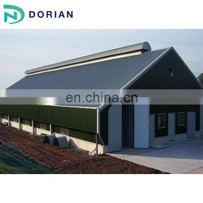 Low cost steel structure poultry farm shed design construction