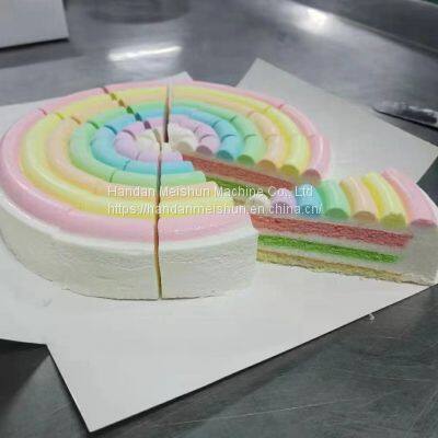 Ultrasonic Automatic Cake Cutting and Paper Inserting Machine Factory Price