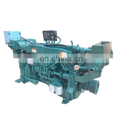 240kw 2100rpm 6 Cylinders Sinotruk Wd615  WD615.46C02N Series Marine Diesel Boat Engine