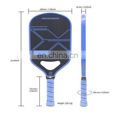 Arronax 2023 New Full Carbon and PP Core Pickleball Paddle High Quality Sports & Entertainment Product