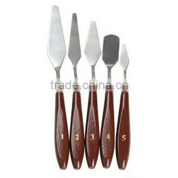 5pcs Professional Steel Artist Oil Painting Palette Knife Spatula Paint Art Mixing Scraper Set