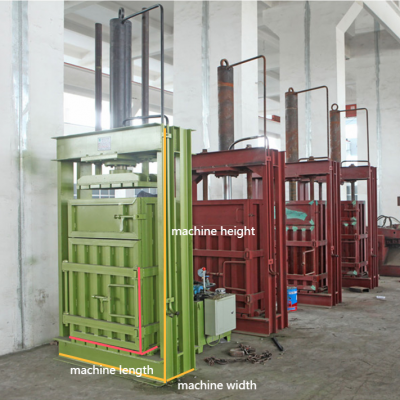 25Ton Vertical Baling Press Machine Carton Used Clothes Bundler