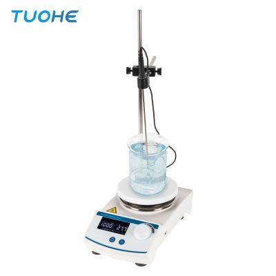 Tuohe Магнитный мешалка THC - 205D Лабораторный цифровой дисплей нагревательный мешалка 20L