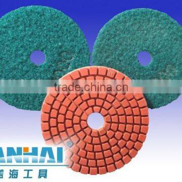 diamond wet polishing pads for marble and granite