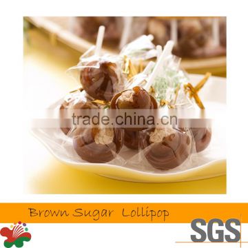 Unique Candy Brown Sugar Added Salty Dried Plum Lollipop