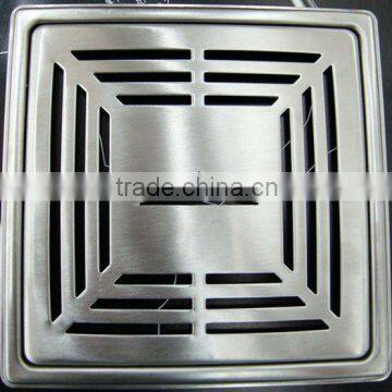 304# Stainless Steel Square Floor Drain 140x140 mm