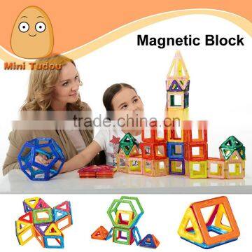 2015 New Arrival Educational Plastic Building Blocks Magnetic Toys