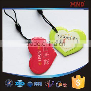 MDT70 NFC Epoxy Ring Tag/nfc Epoxy Tag With Keychain 13.56MHz Ntag203/ntag213/ntag215/ntag216 Chips Quality Choice photo-2