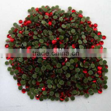 Rhinestone Hot Fix Iron on SS6 (2mm) Red FOR CELLPHONES, GARMENTS, PURSES, SHOES,SANDALS, SUNGLASSES, FINGER NAILS