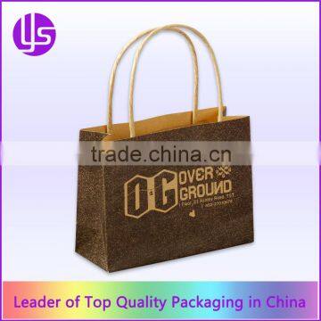 Manufacturer Wholesale Custom Color Printed Cheap Brown Kraft Paper Shopping Bag With Twisted Handle Quality Choice Most Popular